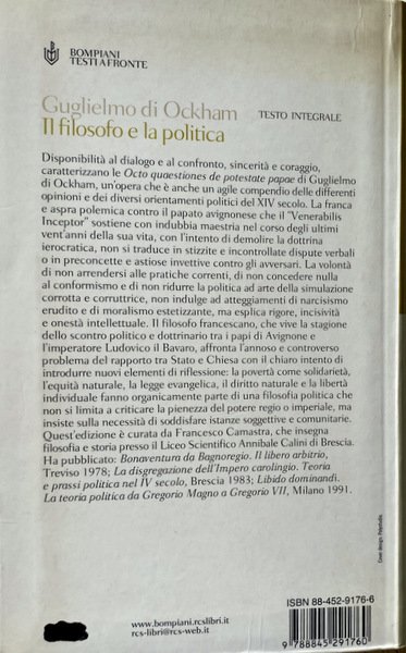 IL FILOSOFO E LA POLITICA. OTTO QUESTIONI CIRCA IL POTERE …