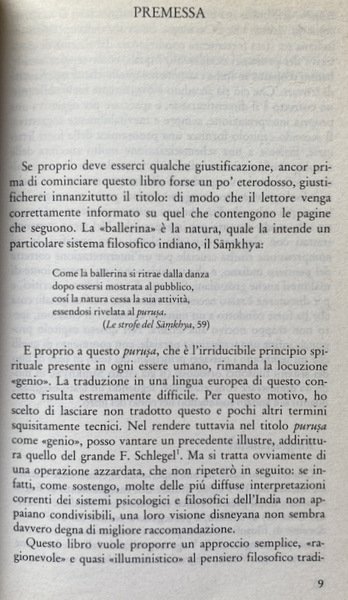 IL GENIO E LA BALLERINA. PSICOLOGIE E FILOSOFIE DELL'INDIA