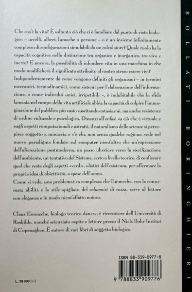 IL GIARDINO NELLA MACCHINA DELLA VITA ARTIFICIALE