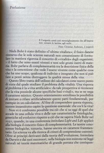 IL GIARDINO NELLA MACCHINA DELLA VITA ARTIFICIALE