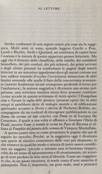 IL GOVERNO DEL CORPO: SAGGI IN MINIATURA