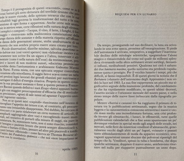 IL GOVERNO DEL CORPO: SAGGI IN MINIATURA