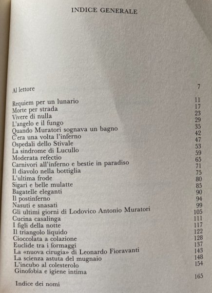 IL GOVERNO DEL CORPO: SAGGI IN MINIATURA