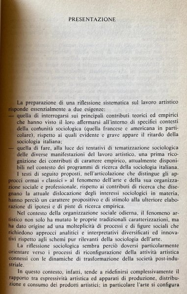 IL LAVORO ARTISTICO. A CURA DI ANNA LUISE, EVERARDO MINARDI