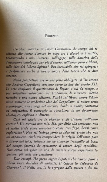 IL LIBERO AMORE NEL MEDIOEVO. I PROBLEMI NELL'ANONIMO DI ERFURT …