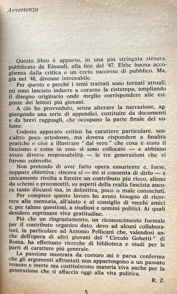 IL LUNGO VIAGGIO ATTRAVERSO IL FASCISMO: CONTRIBUTO ALLA STORIA DI …