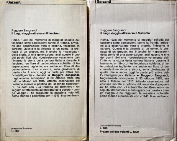 IL LUNGO VIAGGIO ATTRAVERSO IL FASCISMO: CONTRIBUTO ALLA STORIA DI …