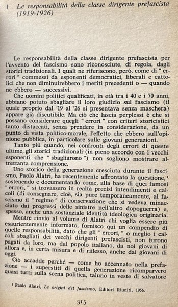 IL LUNGO VIAGGIO ATTRAVERSO IL FASCISMO: CONTRIBUTO ALLA STORIA DI …
