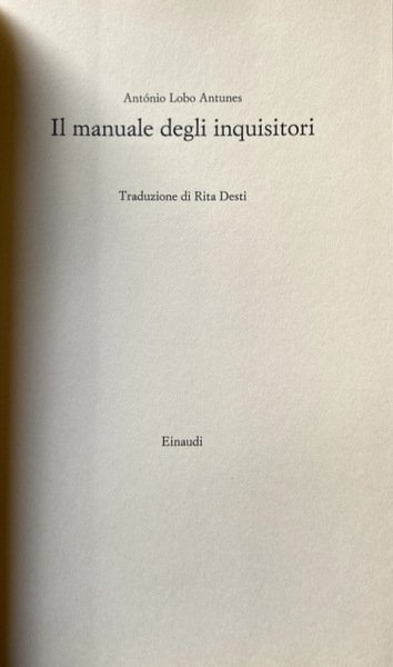 IL MANUALE DEGLI INQUISITORI