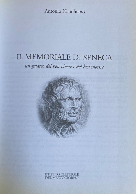 IL MEMORIALE DI SENECA. UN GALATEO DEL BEN VIVERE E …