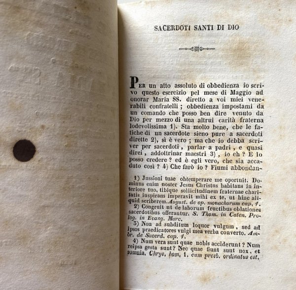 IL MESE DI MARIA, OSSIA IL MESE DI MAGGIO CONSACRATO …