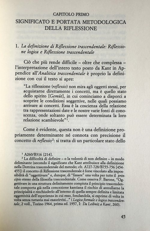 IL METODO DELLA RIFLESSIONE NELLA CRITICA DELLA RAGION PURA. IMPLICAZIONI … | Immagine Gallery 18