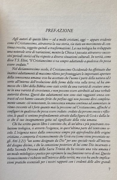 IL MITO DEL DIO INCARNATO. A CURA DI JOHN HICK