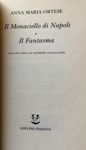 IL MONACIELLO DI NAPOLI; IL FANTASMA