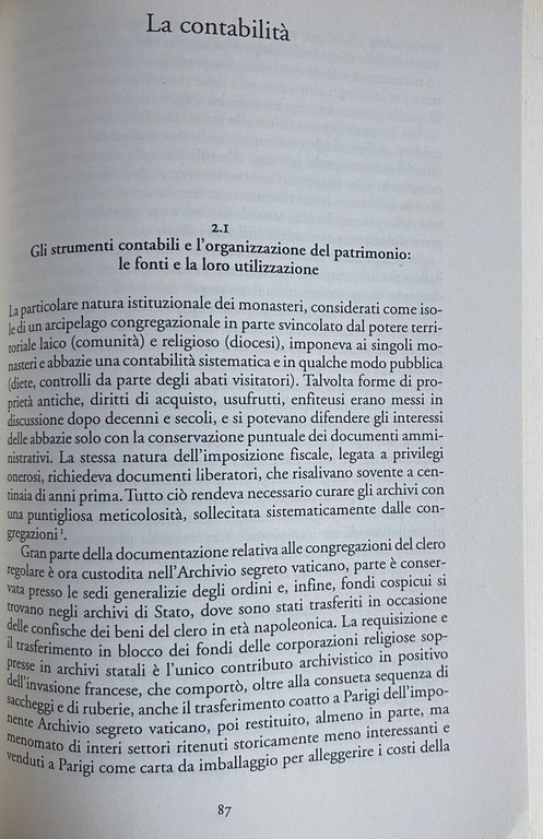 IL PARADISO DEI MONACI. ACCUMULAZIONE E DISSOLUZIONE DEL CLERO REGOLARE …