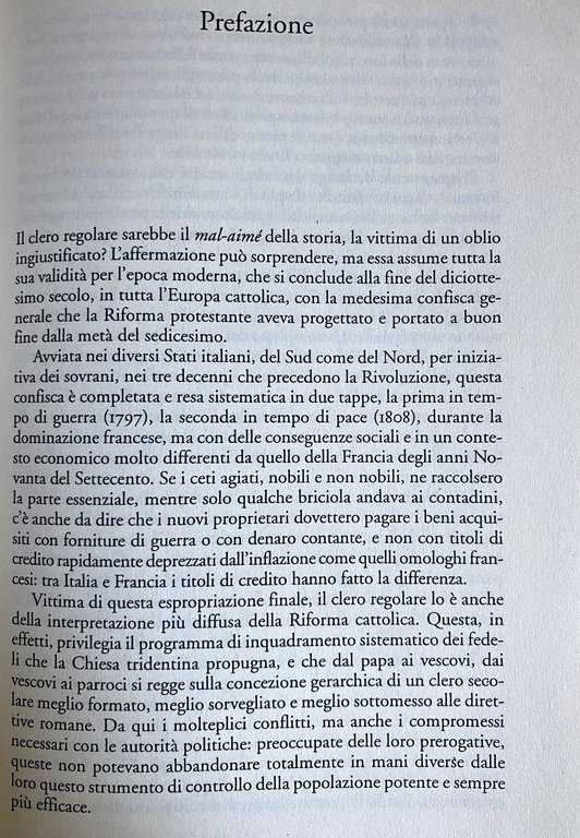 IL PARADISO DEI MONACI. ACCUMULAZIONE E DISSOLUZIONE DEL CLERO REGOLARE …