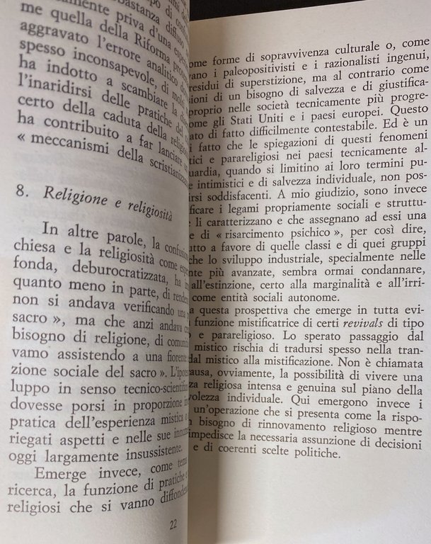 IL PARADOSSO DEL SACRO