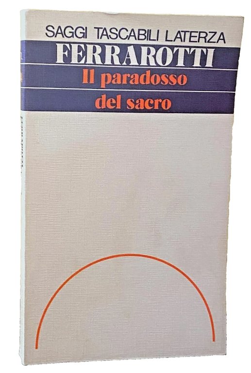 IL PARADOSSO DEL SACRO