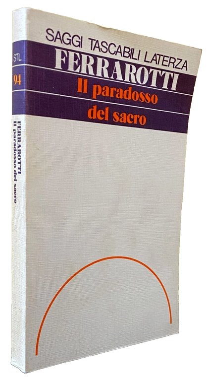 IL PARADOSSO DEL SACRO