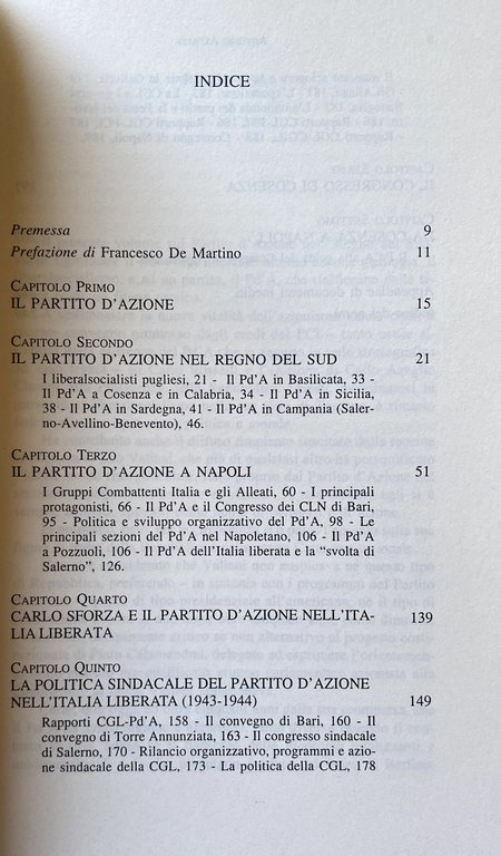 IL PARTITO D'AZIONE NEL REGNO DEL SUD