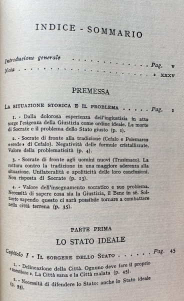 IL PENSIERO POLITICO DI PLATONE. UNA ANTOLOGIA DAGLI SCRITTI