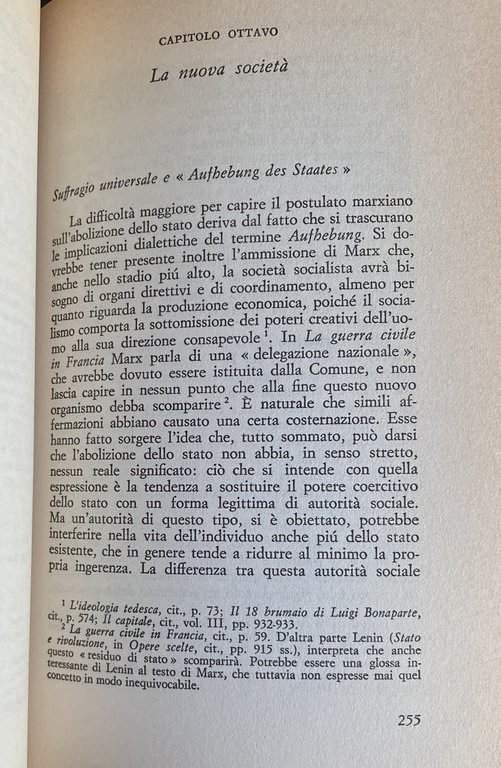 IL PENSIERO POLITICO E SOCIALE DI MARX