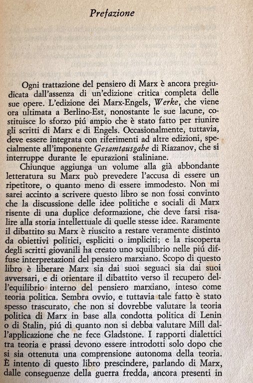 IL PENSIERO POLITICO E SOCIALE DI MARX