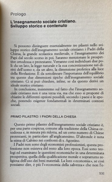 IL PENSIERO SOCIALE DELLA CHIESA CATTOLICA. UN IDEALE STORICO CRISTIANO …