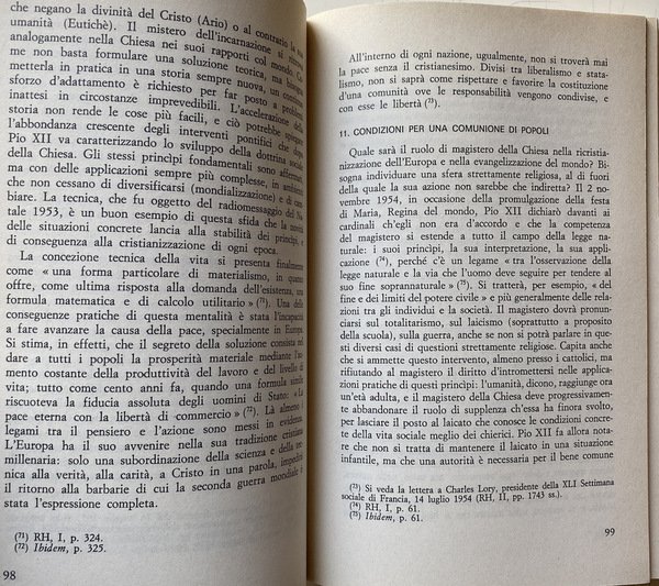 IL PENSIERO SOCIALE DELLA CHIESA CATTOLICA. UN IDEALE STORICO CRISTIANO …