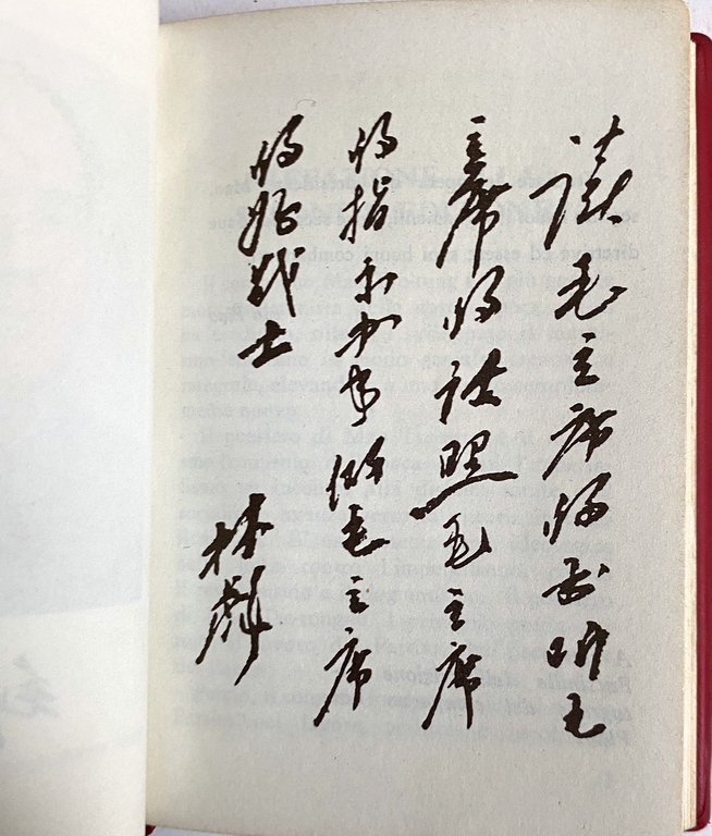 IL PRESIDENTE MAO TSE-TUNG SULLA GUERRA POPOLARE. Con fac-simile calligrafico … | Immagine Gallery 17