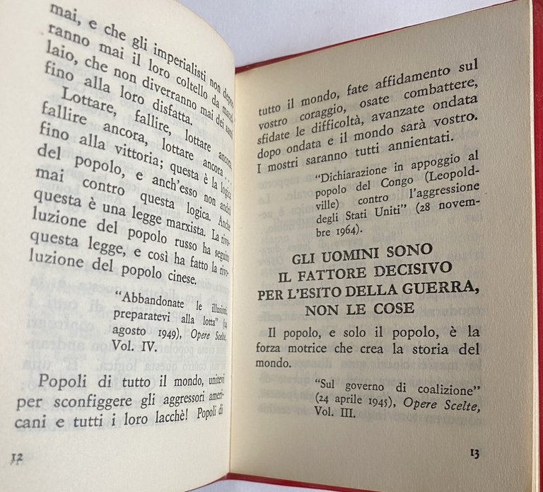 IL PRESIDENTE MAO TSE-TUNG SULLA GUERRA POPOLARE. Con fac-simile calligrafico … | Immagine Gallery 9