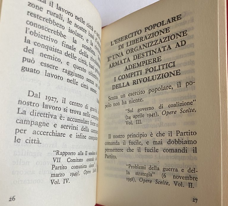 IL PRESIDENTE MAO TSE-TUNG SULLA GUERRA POPOLARE. Con fac-simile calligrafico … | Immagine Gallery 11