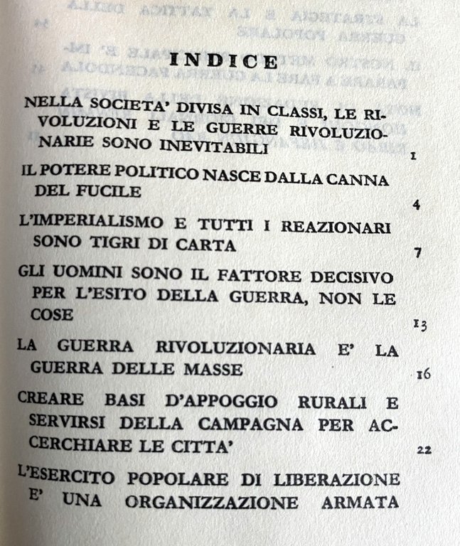 IL PRESIDENTE MAO TSE-TUNG SULLA GUERRA POPOLARE. Con fac-simile calligrafico … | Immagine Gallery 13