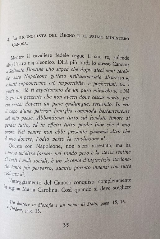 IL PRINCIPE DI CANOSA E L'EPISTOLA CONTRO PIETRO COLLETTA