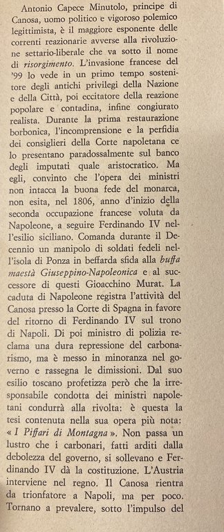IL PRINCIPE DI CANOSA E L'EPISTOLA CONTRO PIETRO COLLETTA