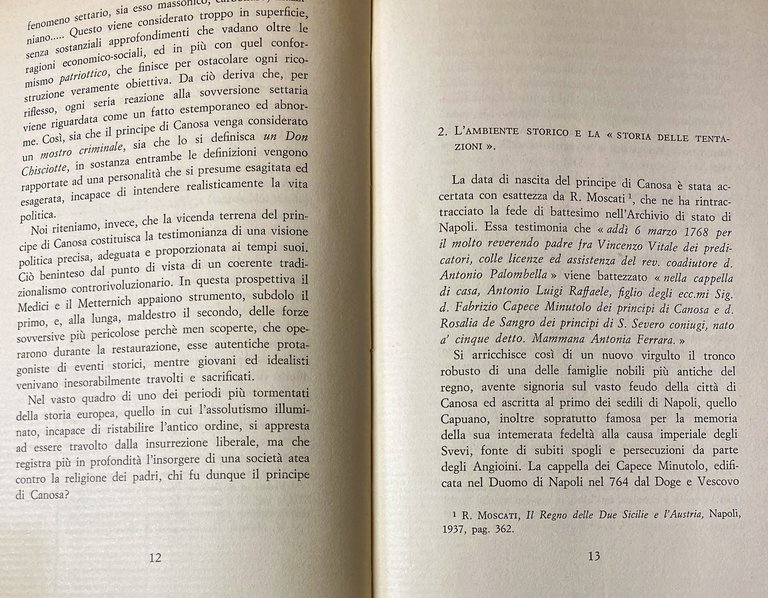 IL PRINCIPE DI CANOSA E L'EPISTOLA CONTRO PIETRO COLLETTA