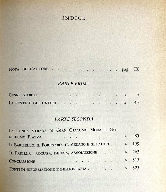 IL PROCESSO DEGLI UNTORI NELLA PESTE DEL 1630