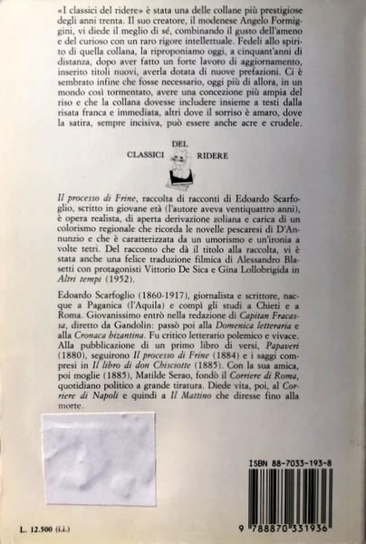 IL PROCESSO DI FRINE. A CURA DI RICCARDO REIM