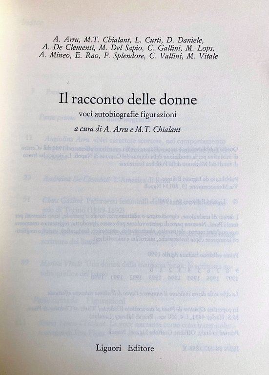 IL RACCONTO DELLE DONNE: VOCI, AUTOBIOGRAFIE, FIGURAZIONI