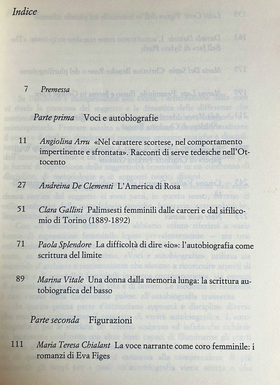 IL RACCONTO DELLE DONNE: VOCI, AUTOBIOGRAFIE, FIGURAZIONI