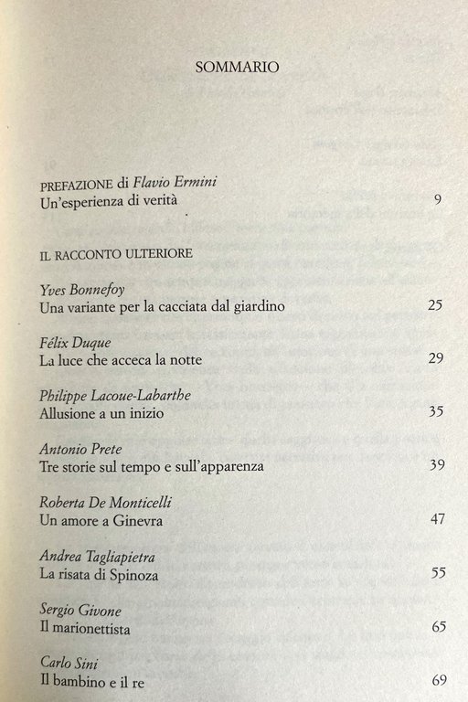 IL RACCONTO ULTERIORE OVVERO, IL GESTO NARRATIVO DEL FILOSOFO