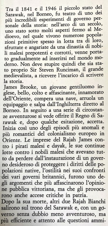 IL RAJAH BIANCO. LA VERA STORIA DI JAMES BROOKE E …