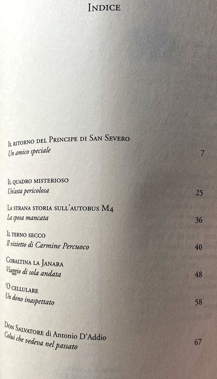 IL RITORNO DEL PRINCIPE DI SANSEVERO E ALTRE STORIE PARANORMALI …