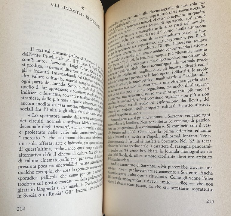 IL ROMANZO DEL CINEMA ITALIANO