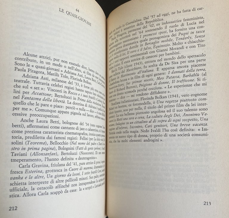 IL ROMANZO DEL CINEMA ITALIANO