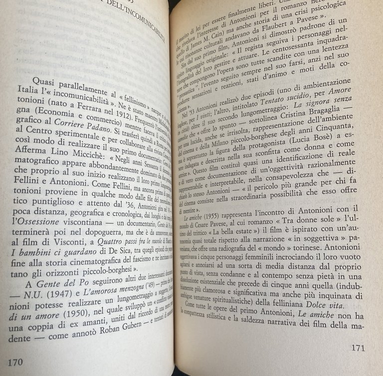 IL ROMANZO DEL CINEMA ITALIANO