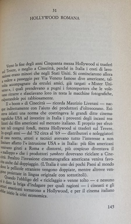 IL ROMANZO DEL CINEMA ITALIANO