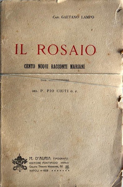 IL ROSAIO. CENTO NUOVI RACCONTI MARIANI