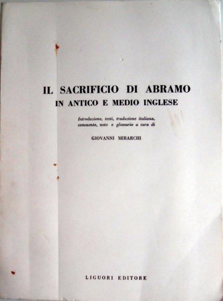 IL SACRIFICIO DI ABRAMO IN ANTICO E MEDIO INGLESE. INTRODUZIONE, …