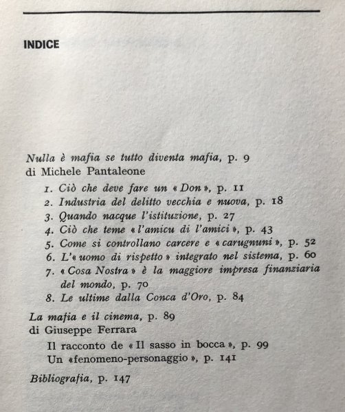 IL SASSO IN BOCCA. MAFIA E COSA NOSTRA